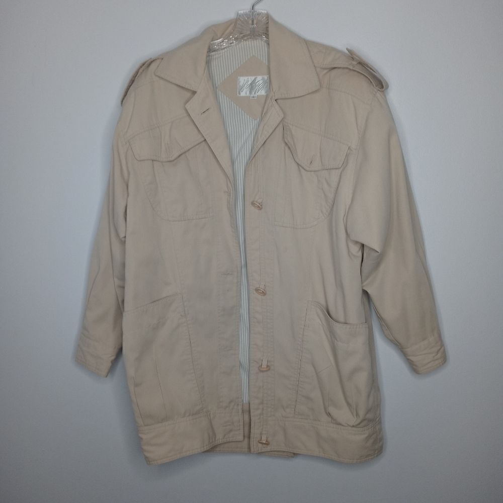Lord & Taylor vintage cream jacket size small